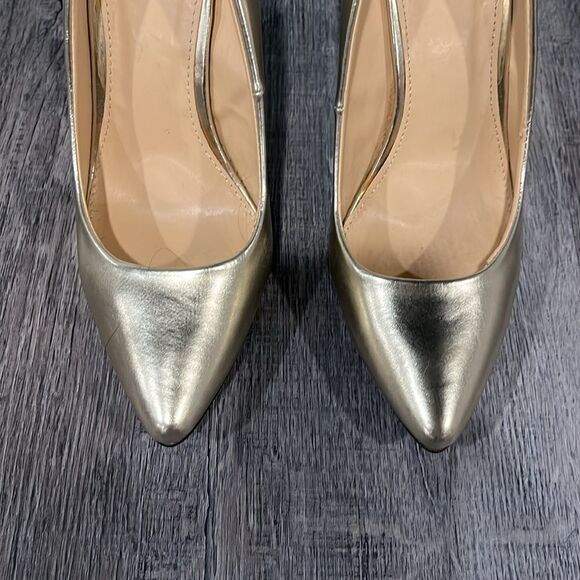 Diba Gold Stiletto Heels 7M - Picture 3 of 7